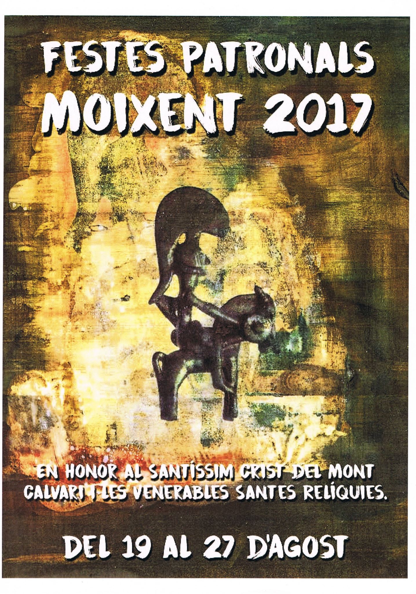 Cartel de Fiestas en honor del Santísimo Cristo del Monte Calvario y de las Venerables Santas Reliquias 2017